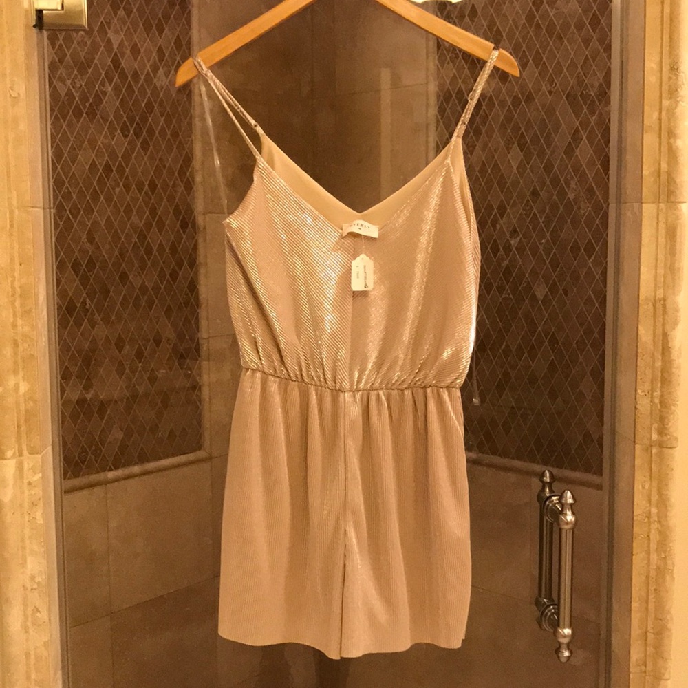 Gold romper